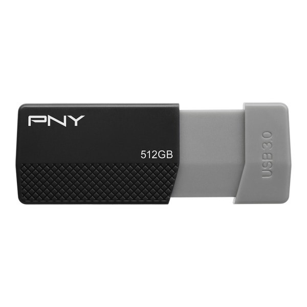 slide 4 of 6, PNY Usb 3.0 Flash Drive, 512Gb, Black, P-Fd512Eledge-Ge, 1 ct