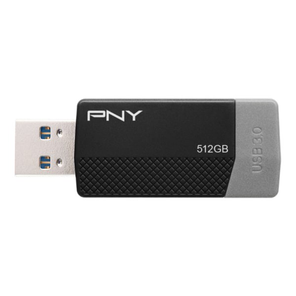 slide 6 of 6, PNY Usb 3.0 Flash Drive, 512Gb, Black, P-Fd512Eledge-Ge, 1 ct