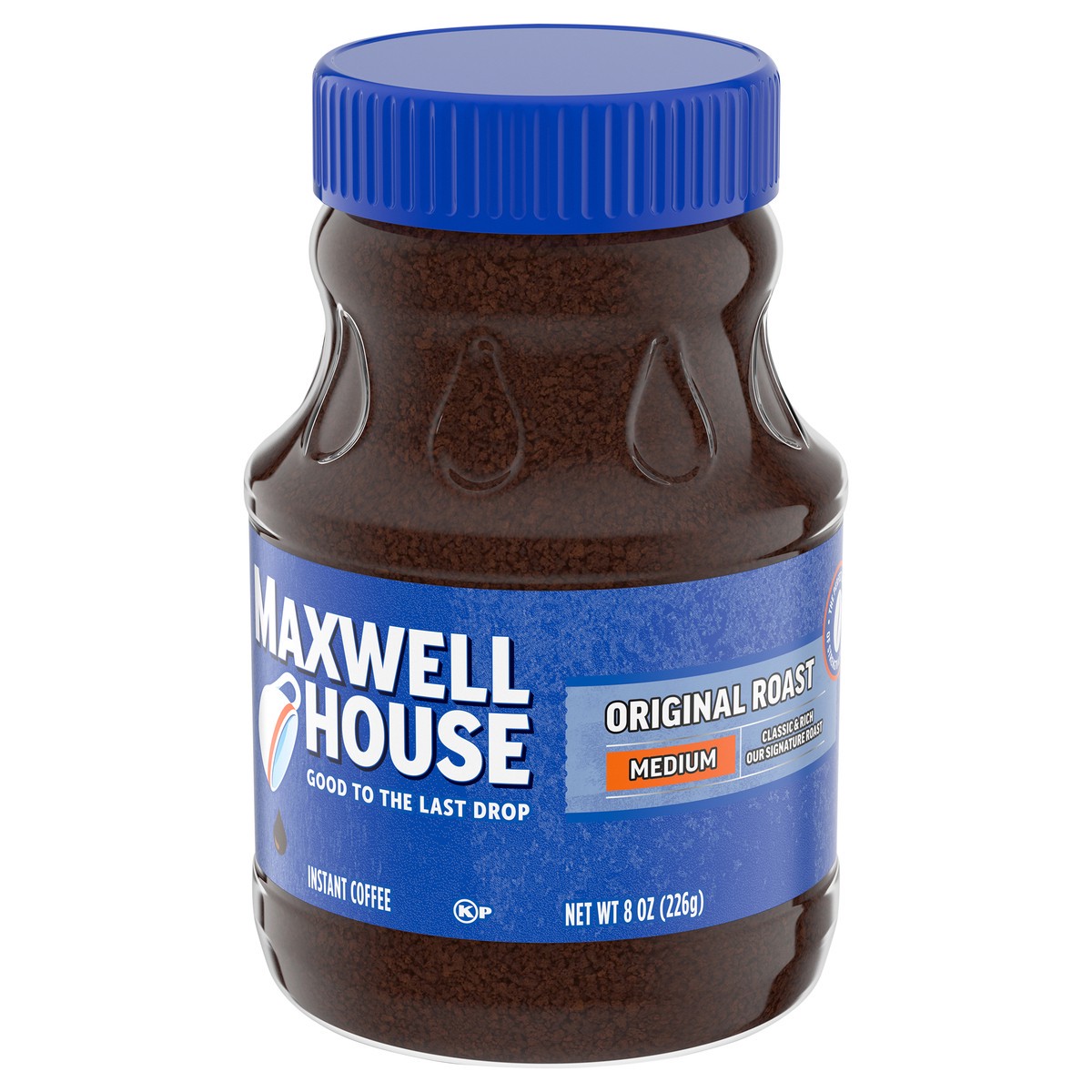 slide 6 of 9, Maxwell House Original Roast Instant Coffee, 8 oz Jar, 8 oz