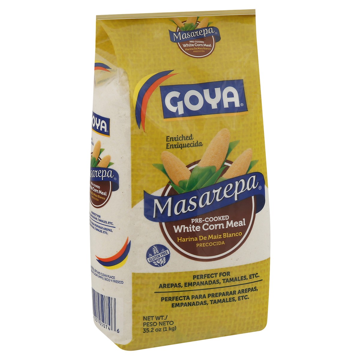 slide 3 of 9, Goya Corn Meal, White, Pre-Cooked, 35.2 oz