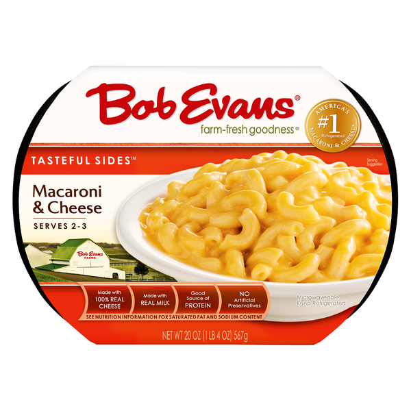 slide 1 of 1, Bob Evans Tasteful Sides Macaroni & Cheese, 20 oz