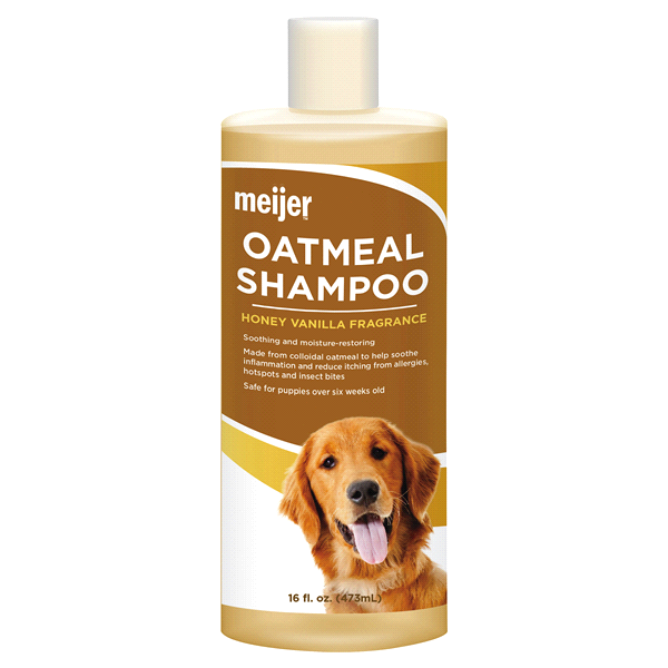 slide 1 of 1, Meijer Oatmeal Shampoo For Dogs, 16 oz