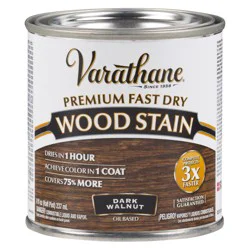 Varathane Premium Fast Dry Wood Stain - Dark Walnut, Half Pint