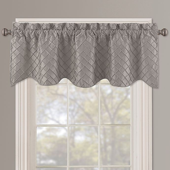 slide 2 of 3, Bella Pin Tuck Diamond Window Valance, 1 ct