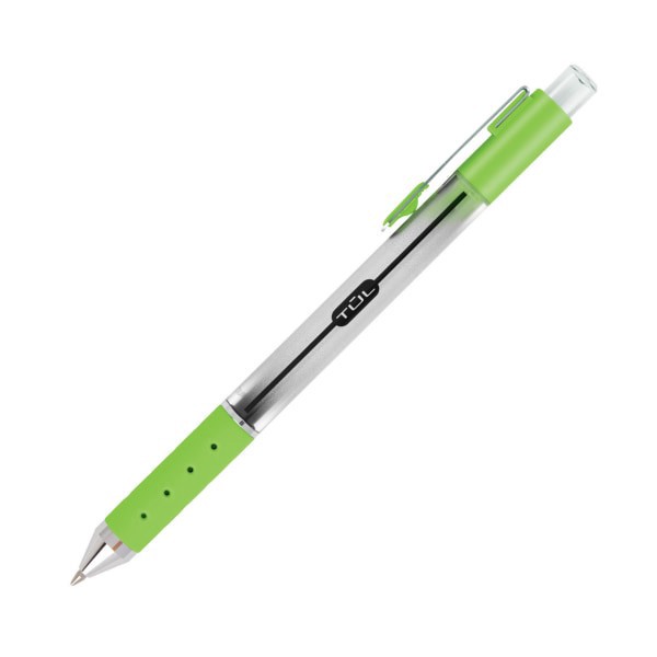 slide 10 of 10, TUL Retractable Gel Pens, Fine Point, Silver Barrel, Assorted Bright Inks, Pack Of 8 Pens, 8 ct