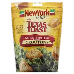New York The Original Texas Toast Croutons Garlic & Butter Flavor - 5 Oz