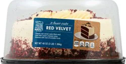 8'' 3 Layer Red Velvet Cake