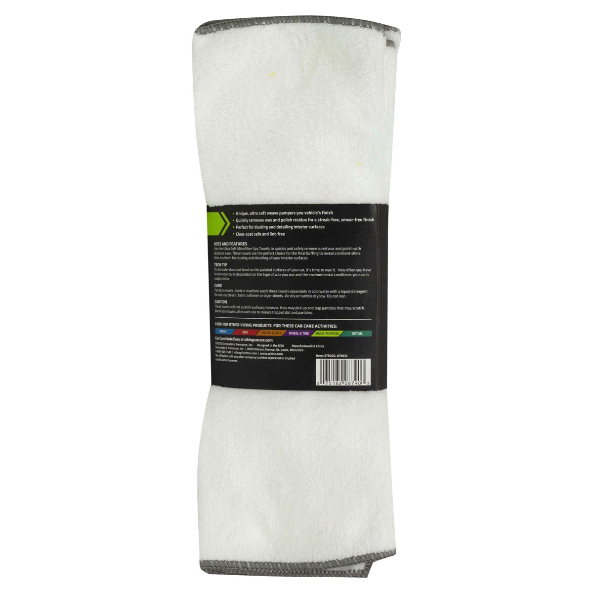 slide 3 of 5, Viking Ultra Soft Microfiber Spa Towels, 6 ct