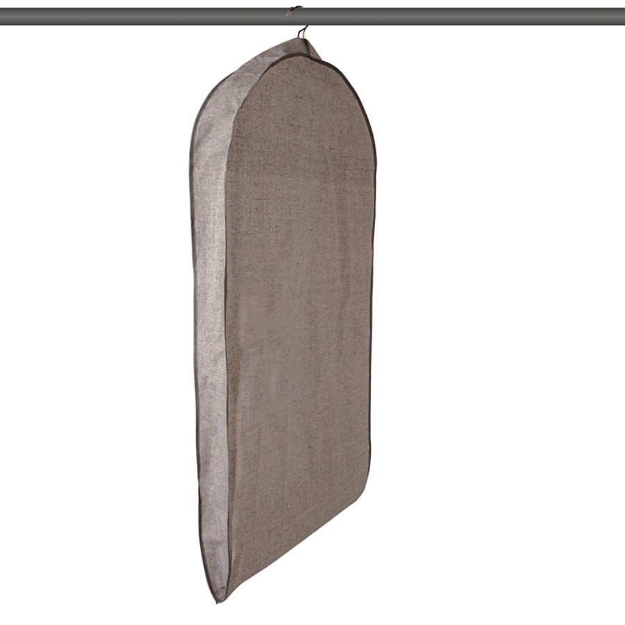 slide 3 of 6, Realspace Gusseted Garment Bag, Brown/Grey, 1 ct