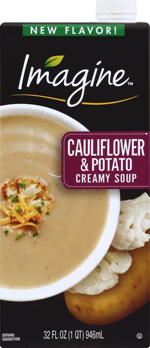 slide 4 of 4, Imagine Foods Soup Creamy Potato Cauliflower, 32 oz