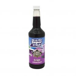 slide 1 of 1, First Street Grape Syrup - 32 oz, 32 oz