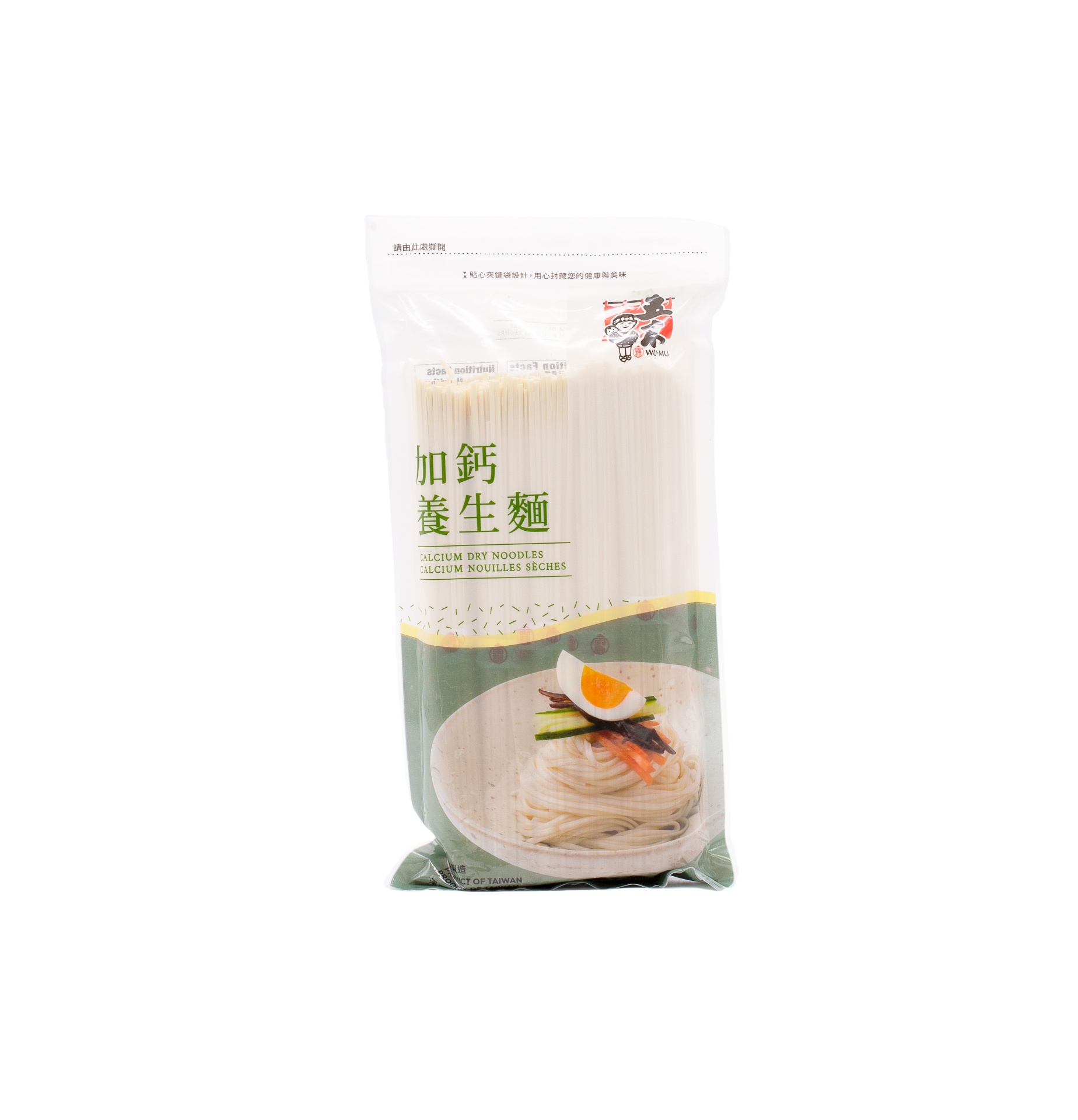 slide 1 of 1, Wu-Mu Calcium Dry Noodle, 1 ct