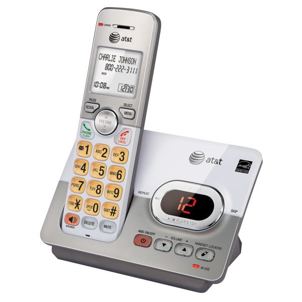 slide 2 of 2, AT&T El52103 Dect 6.0 Expandable Cordless Phone System With Digital Answering Machine, 1 ct