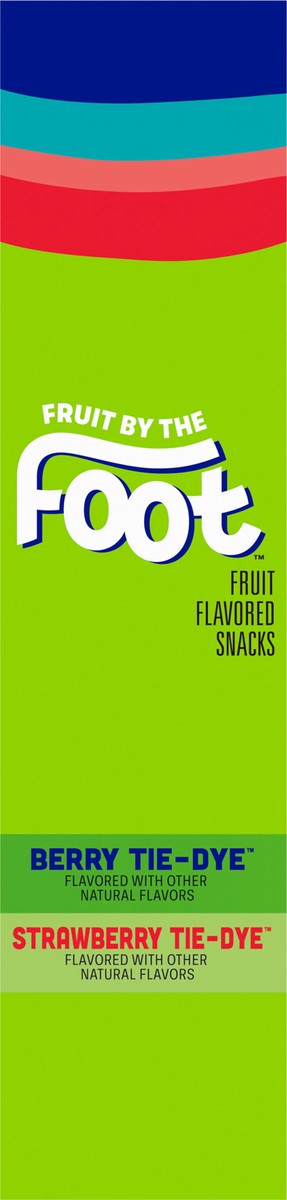 slide 7 of 14, Fruit by the Foot Fruit Flavored Snacks, Berry and Strawberry Tie-Dye, 12 King Size Rolls, 15 oz, 12 ct