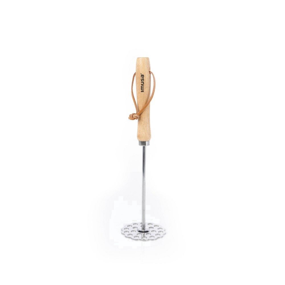 slide 21 of 26, IMUSA Bean/Potato Masher With Wood Handle, 1 ct