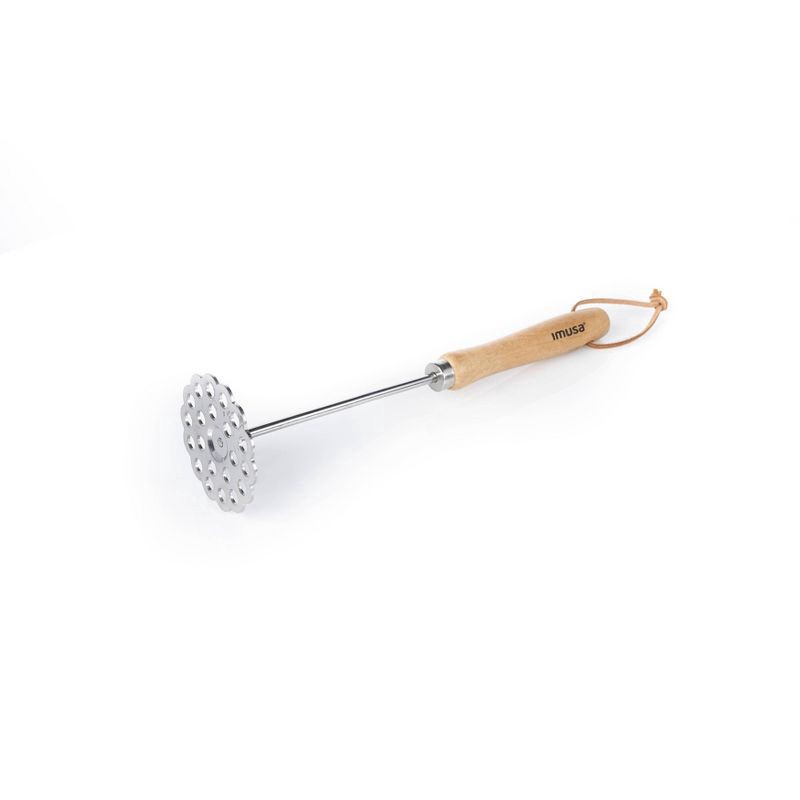 slide 1 of 26, IMUSA Bean/Potato Masher With Wood Handle, 1 ct