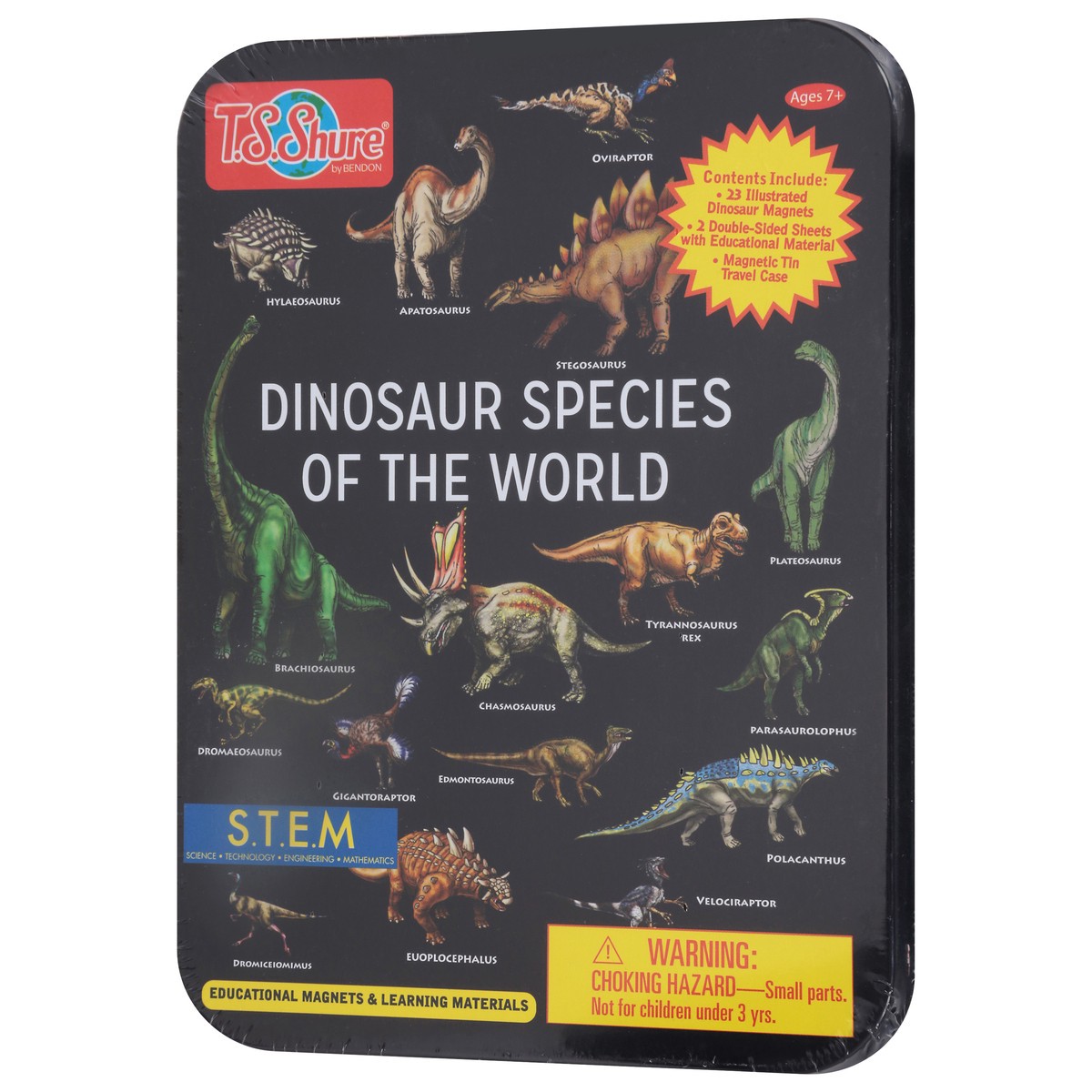 slide 4 of 12, Bendon Dinosaur Species Mini Tin - Each, 1 ct