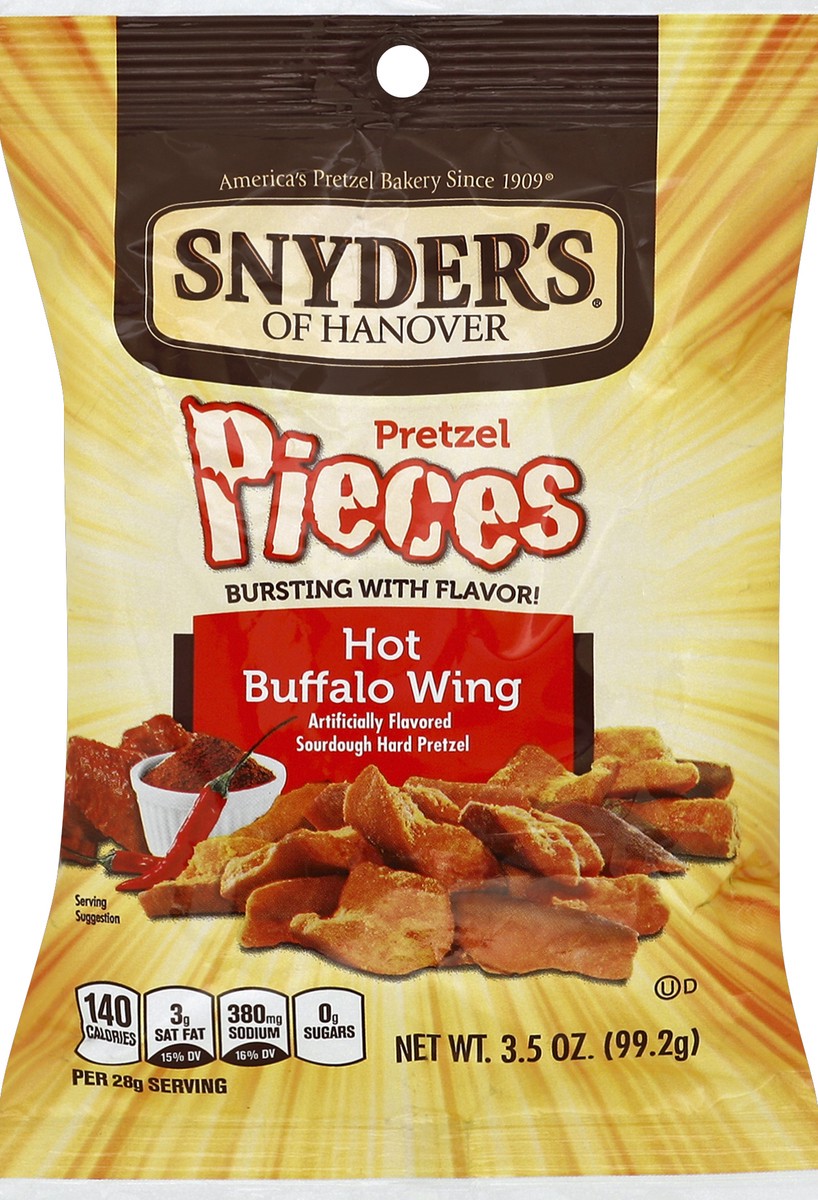 slide 3 of 3, Snyder's of Hanover Pretzel Pieces, Hot Buffalo Wing, 1 ct