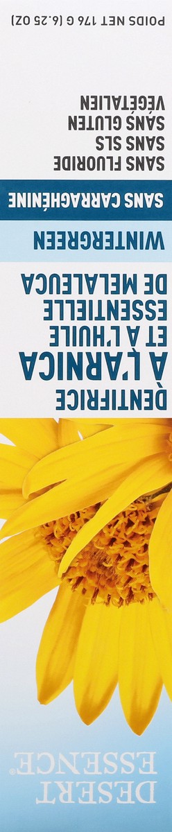 slide 4 of 12, Desert Essence Arnica & Tea Tree Oil Wintergreen Toothpaste 6.25 oz, 6.25 oz