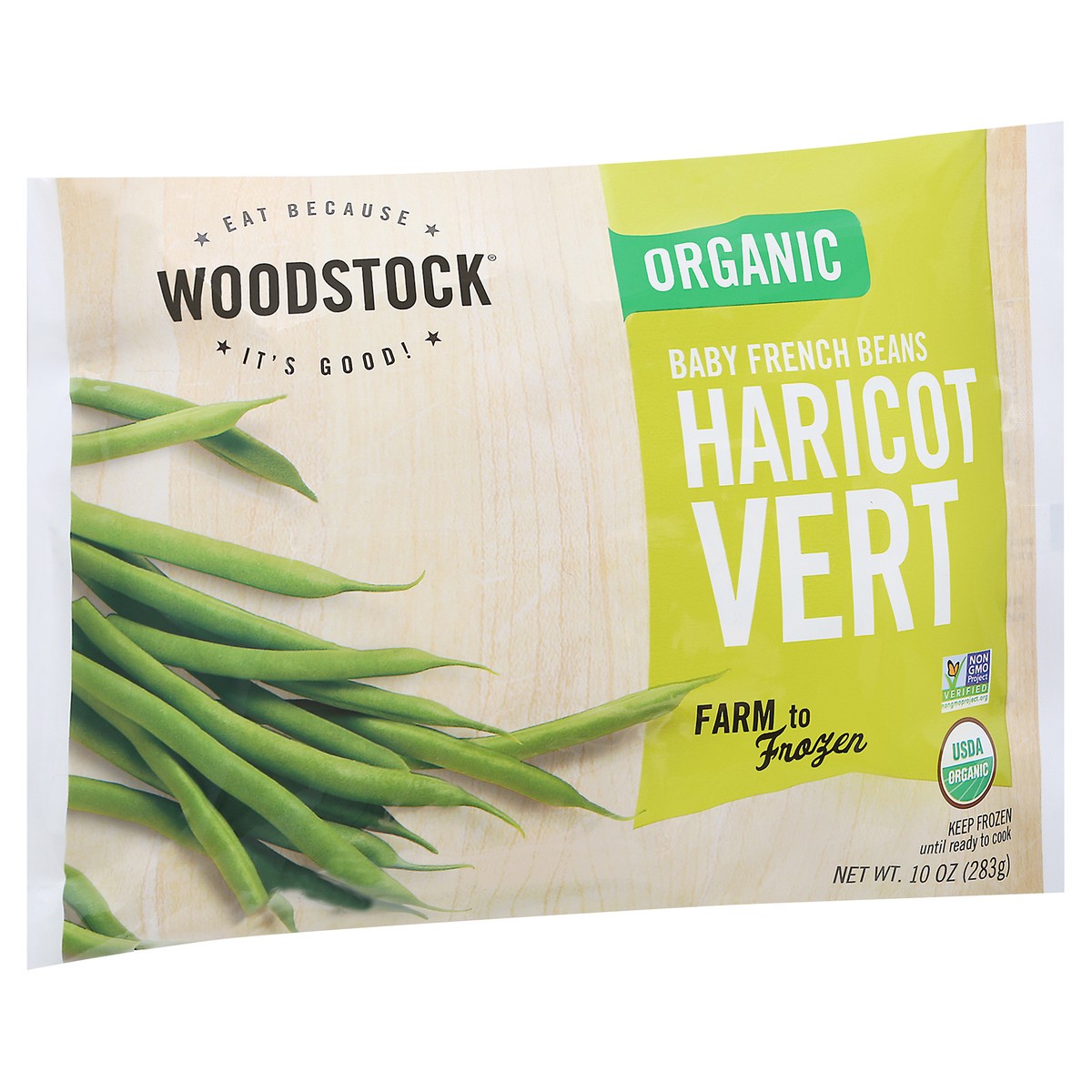 slide 6 of 9, Woodstock Organic Haricot Vert Baby French Beans 10 oz, 10 oz