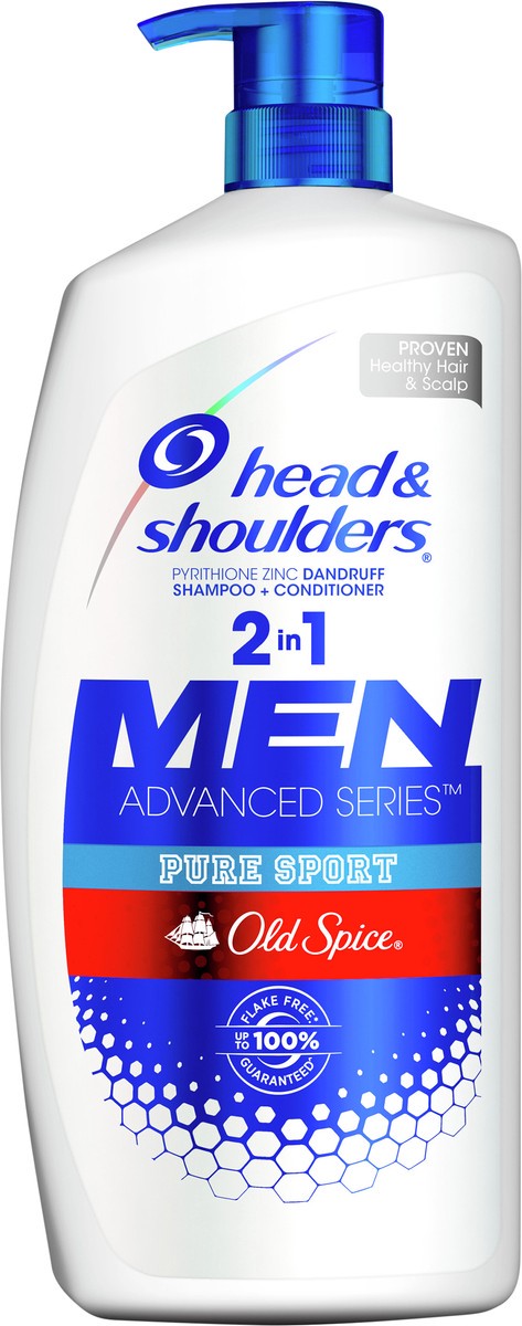 slide 2 of 3, Head & Shoulders Old Spice Pure Sport Dandruff 2in1 Shampoo Conditioner, 31.4 fl oz