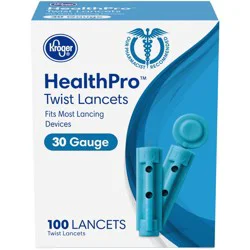 Kroger Healthpro 30 Gauge Twist Lancets