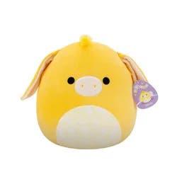 Squishmallows 12" Yellow Donkey With Floral Belly