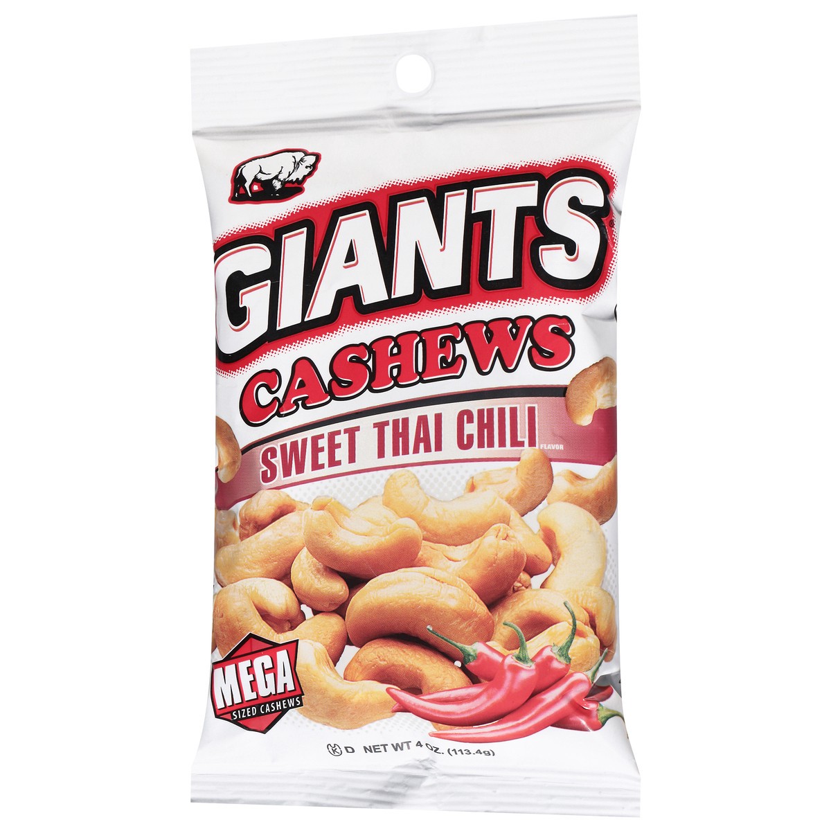 slide 3 of 14, GIANTS Sweet Thai Chili Mega Cashews 4 oz, 4 oz