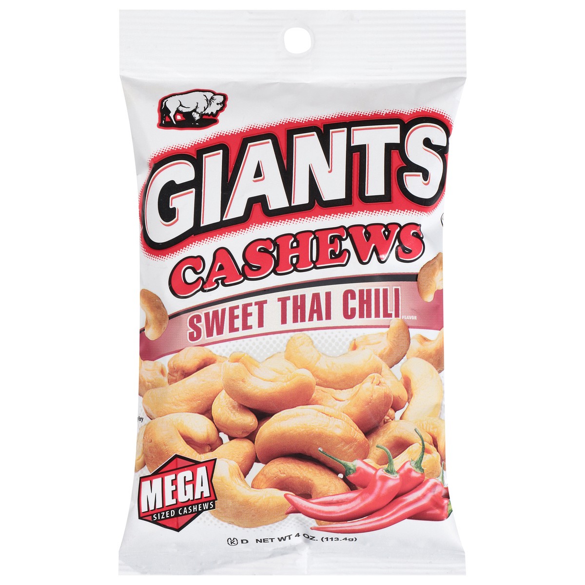 slide 1 of 14, GIANTS Sweet Thai Chili Mega Cashews 4 oz, 4 oz