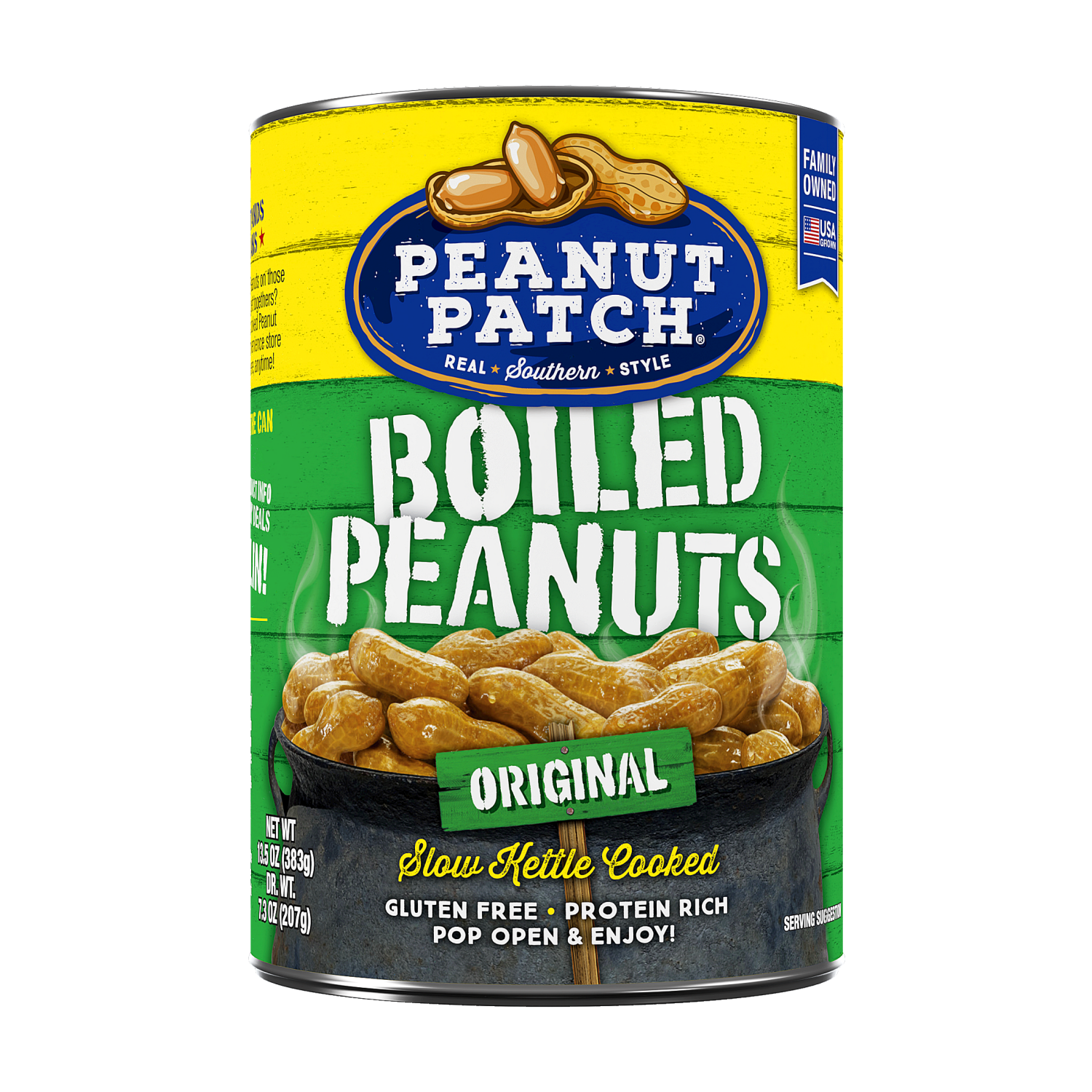 slide 1 of 4, Peanut Patch Boiled Original Peanuts 13.5 oz, 13.5 oz