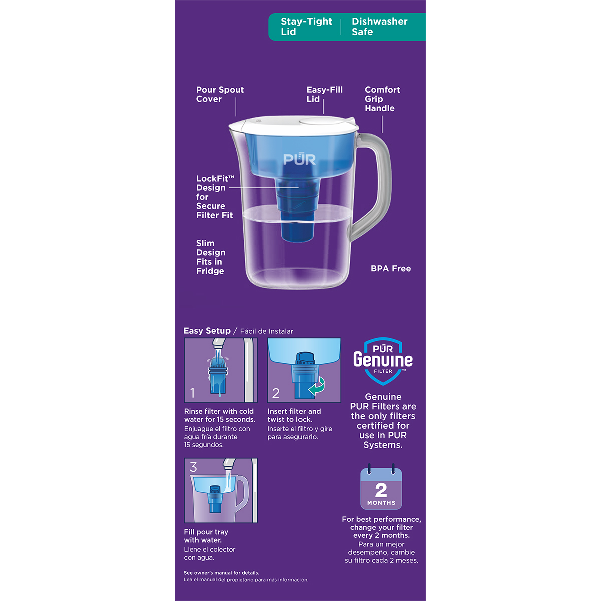 slide 21 of 21, PUR Ultimate 7 Cup Pitcher, 7 cups