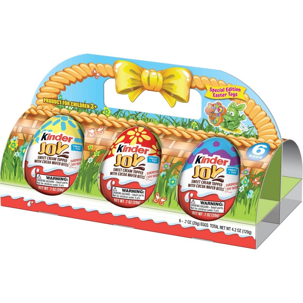 slide 2 of 2, Kinder Joy Easter Eggs / (Packaging May Vary), 6 ct; 4.2 oz