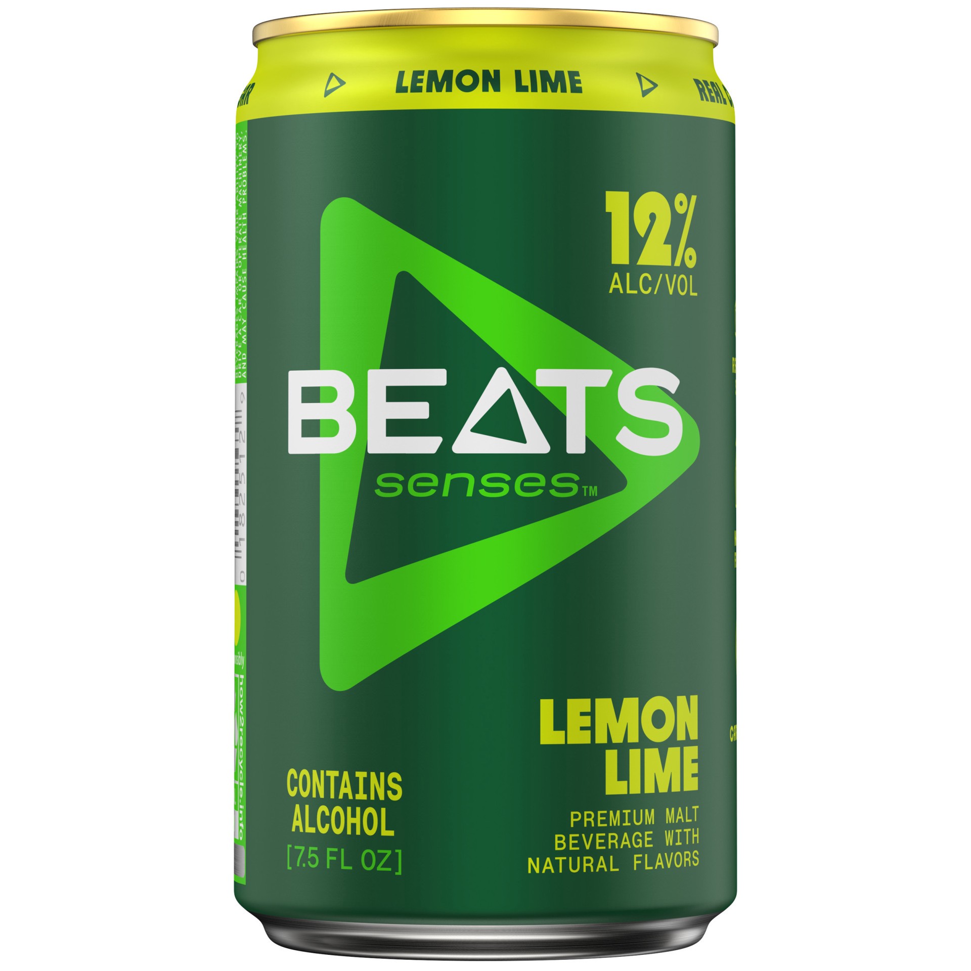 slide 2 of 6, Beats Senses Premium Lemon Lime Malt Beverage 7.5 fl oz, 7.5 fl oz