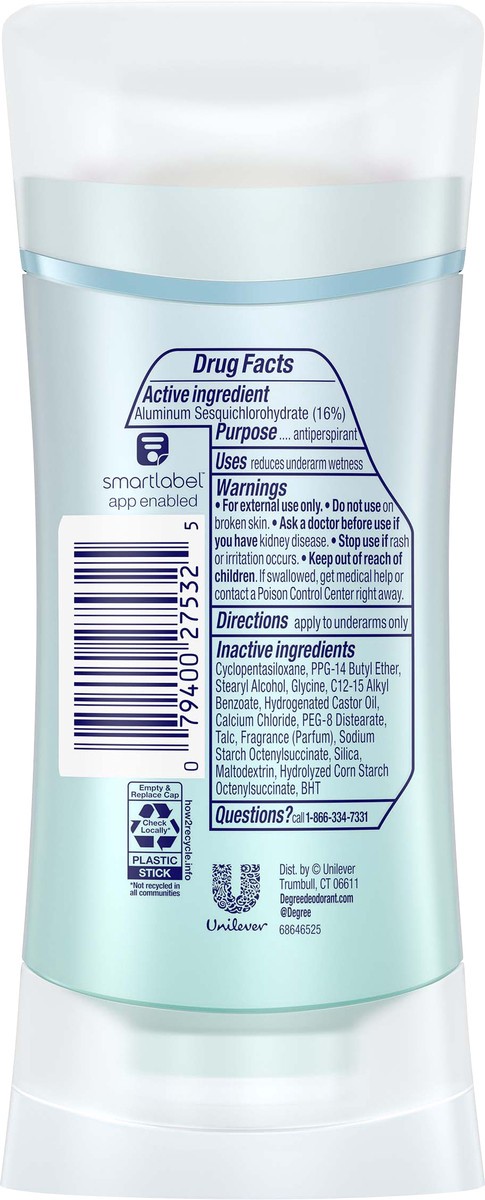 slide 5 of 7, Degree Sheer Powder MotionSense Antiperspirant Deodorant - 2.6 Oz, 2.6 oz