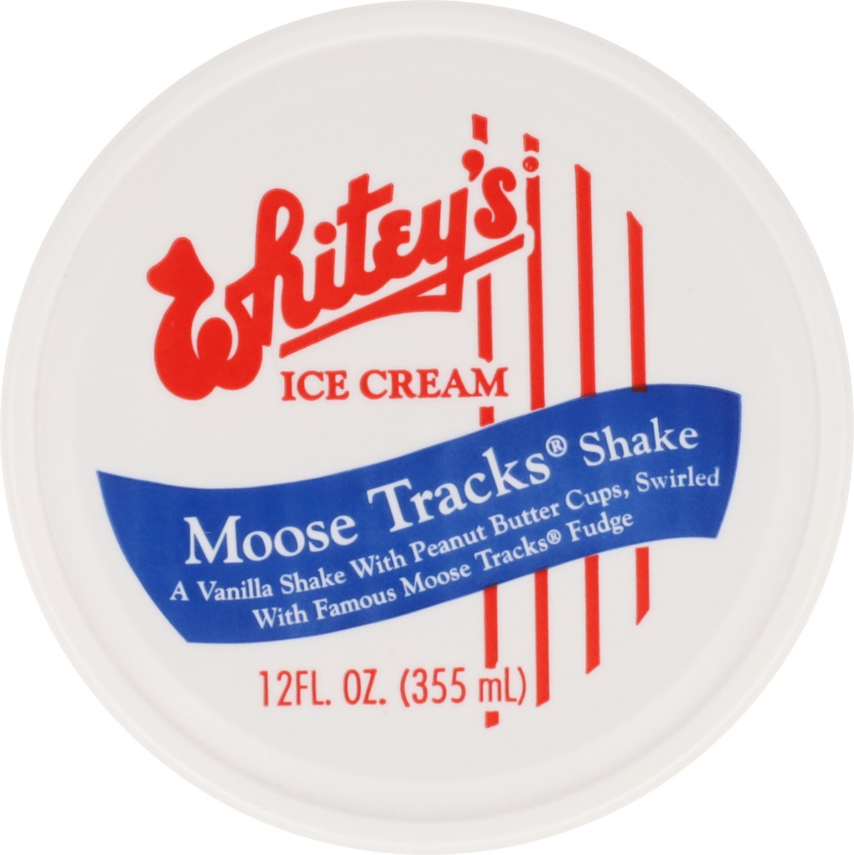slide 6 of 14, Whitey's Ice Cream Moose Tracks Shake, 12 fl oz