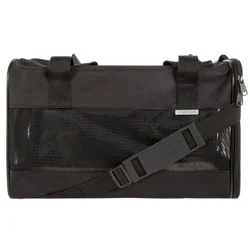 Sherpa Black Everyday Guaranteed On Board Soft-Sided Dog & Cat Carrier, Medium