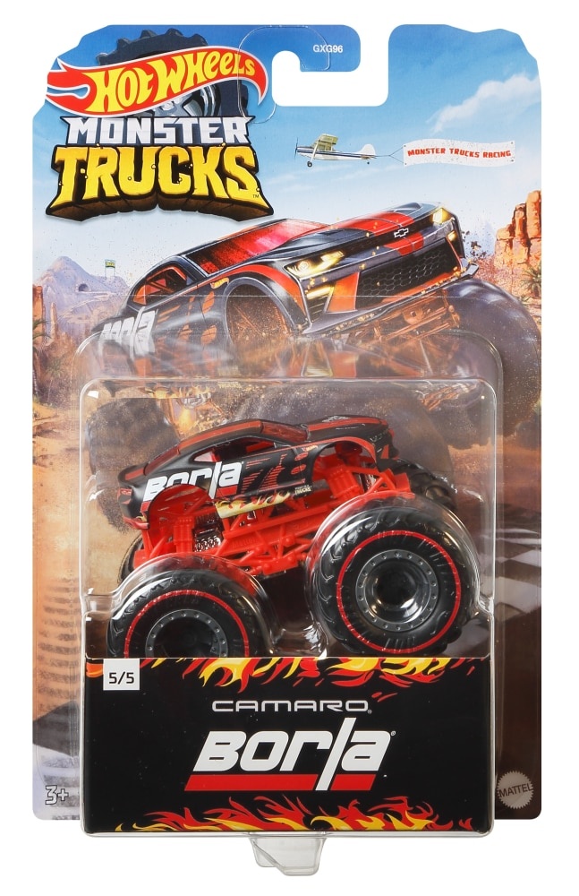 slide 1 of 1, Mattel Hot Wheels Monster Trucks Camaro Pro Race Wheeled Vehicle, 1 ct