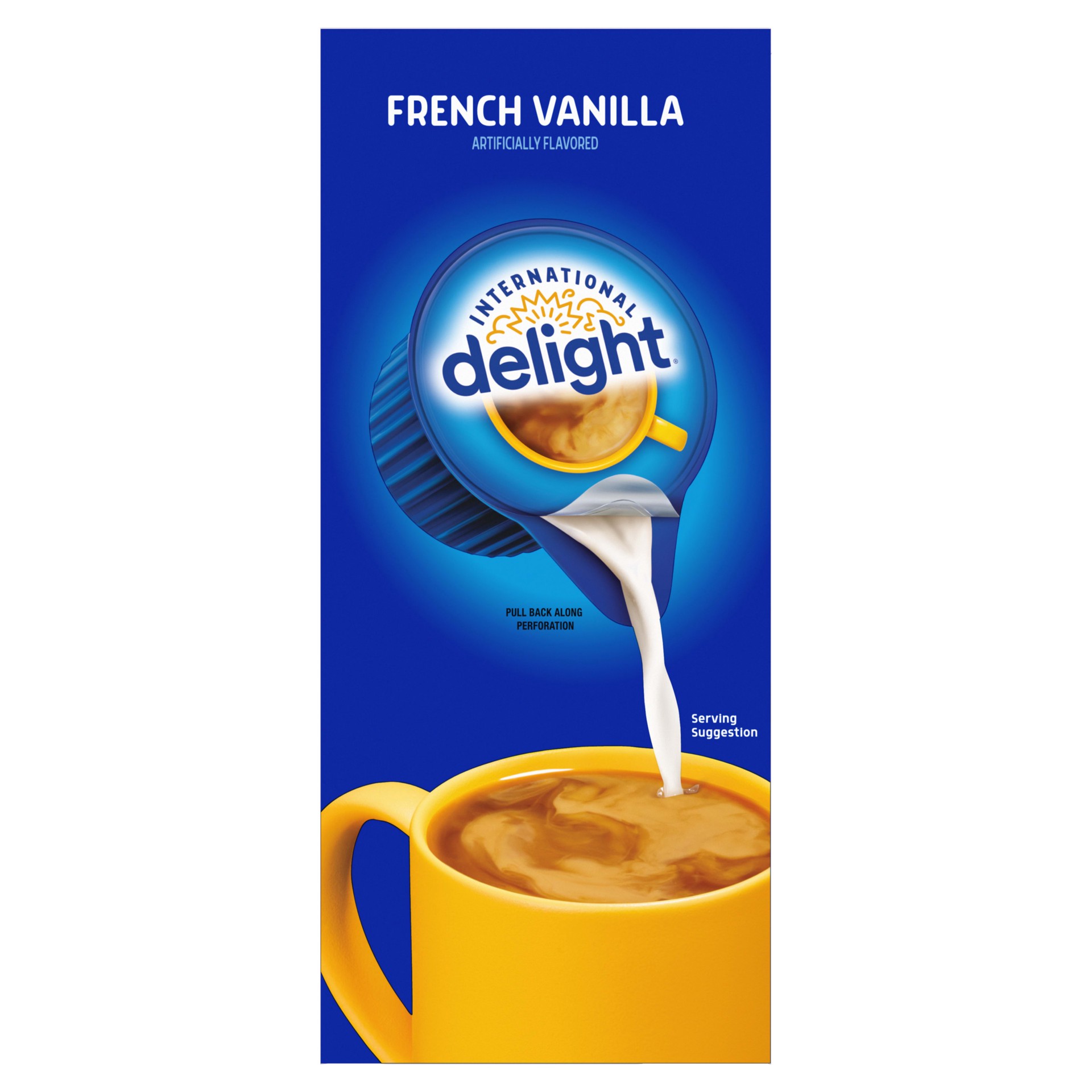 slide 4 of 5, International Delight Coffee Creamer Singles, French Vanilla- 48 ct, 48 ct