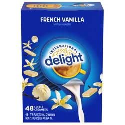 International Delight French Vanilla Coffee Creamer Singles, 48 Count