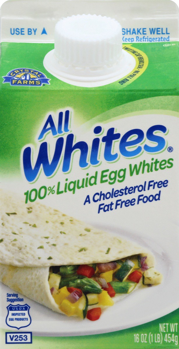 slide 5 of 6, All Whites 100% Egg Whites, 16 oz
