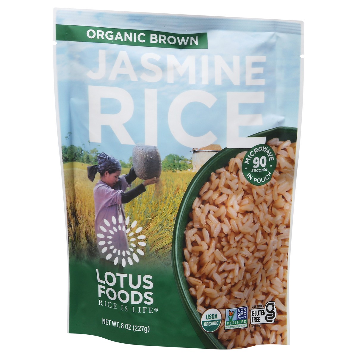 slide 3 of 9, Lotus Foods Organic Brown Jasmine Rice 8 oz, 8 oz