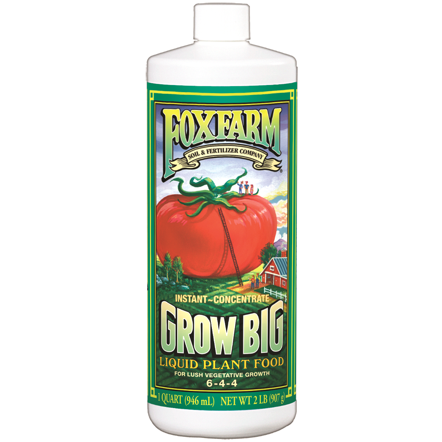 slide 1 of 1, Fox Farm Grow Big Liquid Plant Food 6-4-4 Qt, 4 ct; 4 qt
