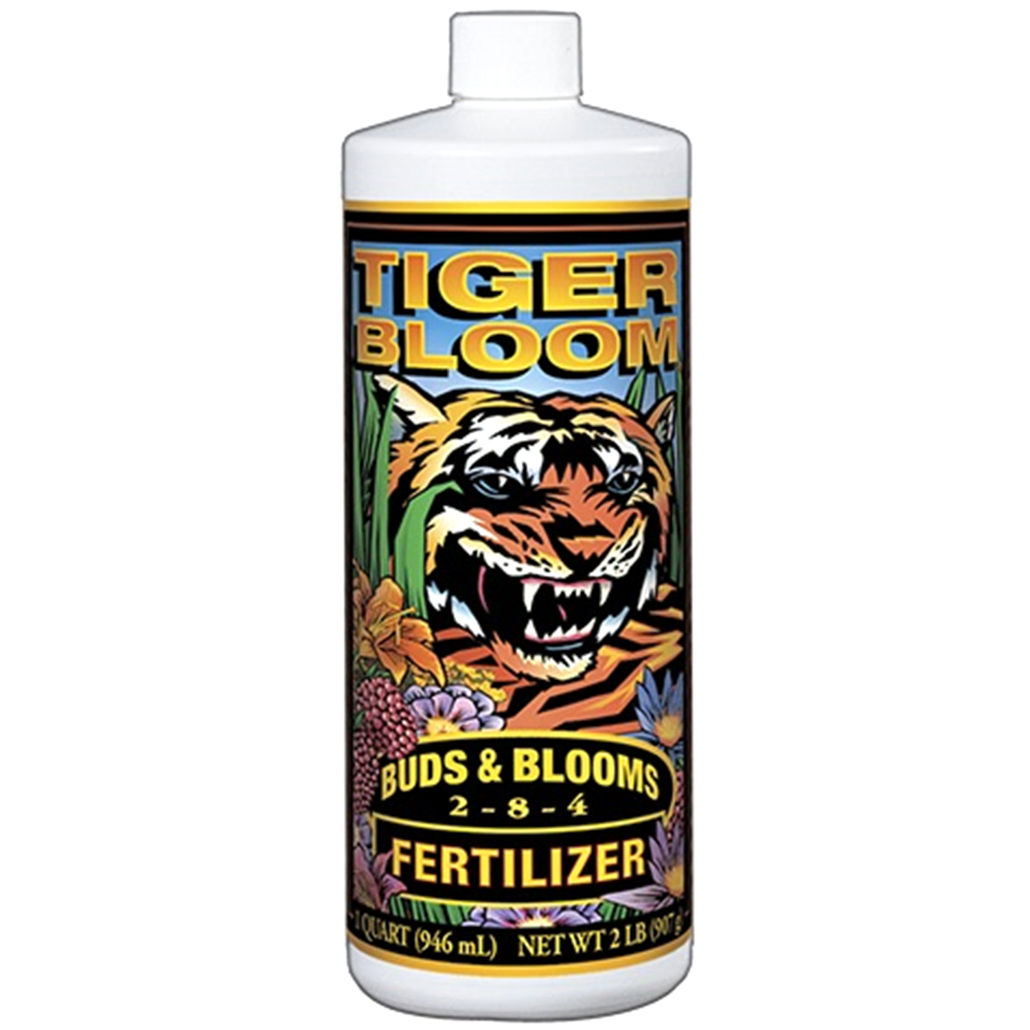 slide 1 of 1, FOX FARM Tiger Bloom Buds & Blooms Fertilizer, 1 qt, 1 qt