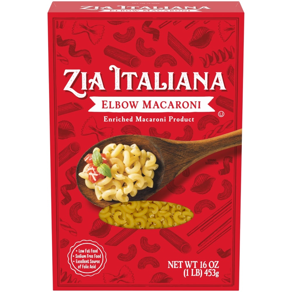 slide 1 of 1, Zia Italiana Elbow Macaroni, 16 oz