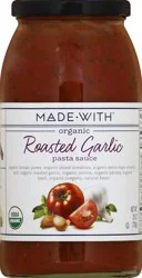 Made With Organic Roasted Garlic Pasta Sauce