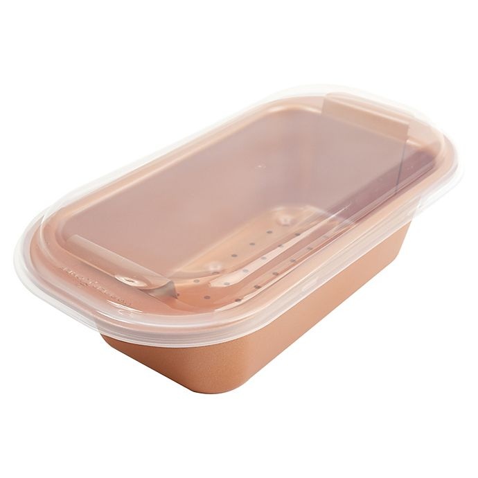 slide 2 of 2, As Seen on TV Copper Chef Perfect Loaf Pan, 1 ct