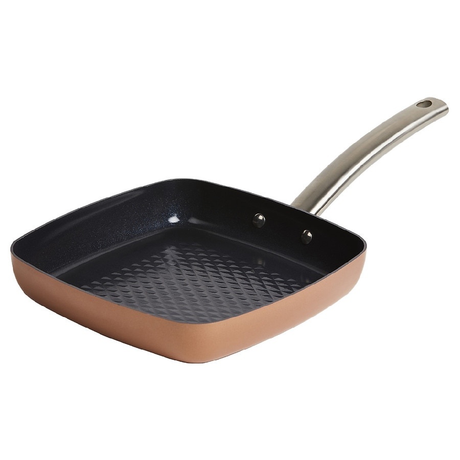 Black Diamond Frying Pan, Square, 9.5-In.