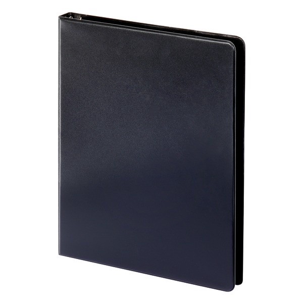 slide 3 of 5, Office Depot Brand Nonstick Round-Ring Binder, 1/2'' Rings, 64% Recycled, Black, 1 ct