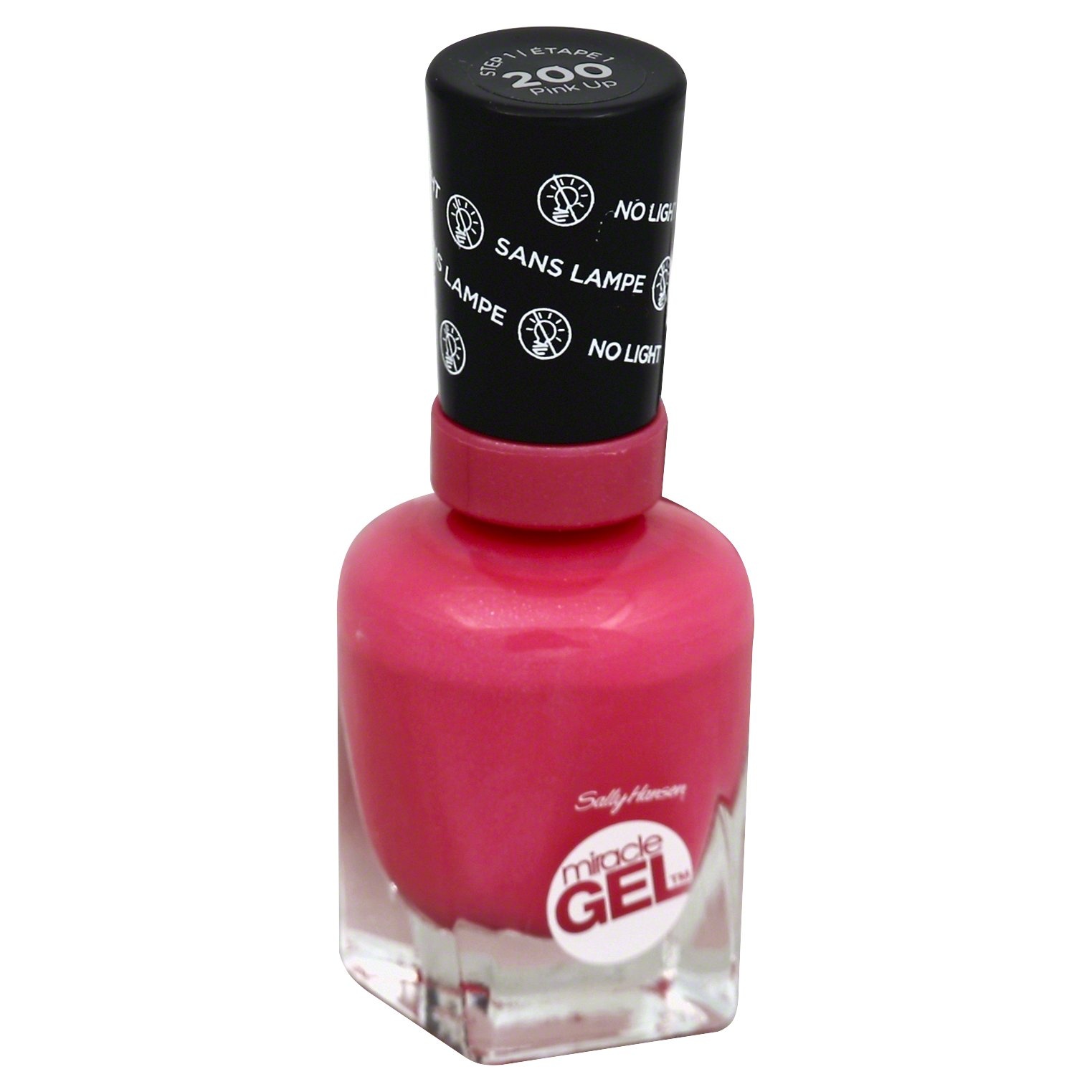 slide 1 of 3, Sally Hansen Miracle Gel Nail Polish - Pink Up 200, 0.5 oz