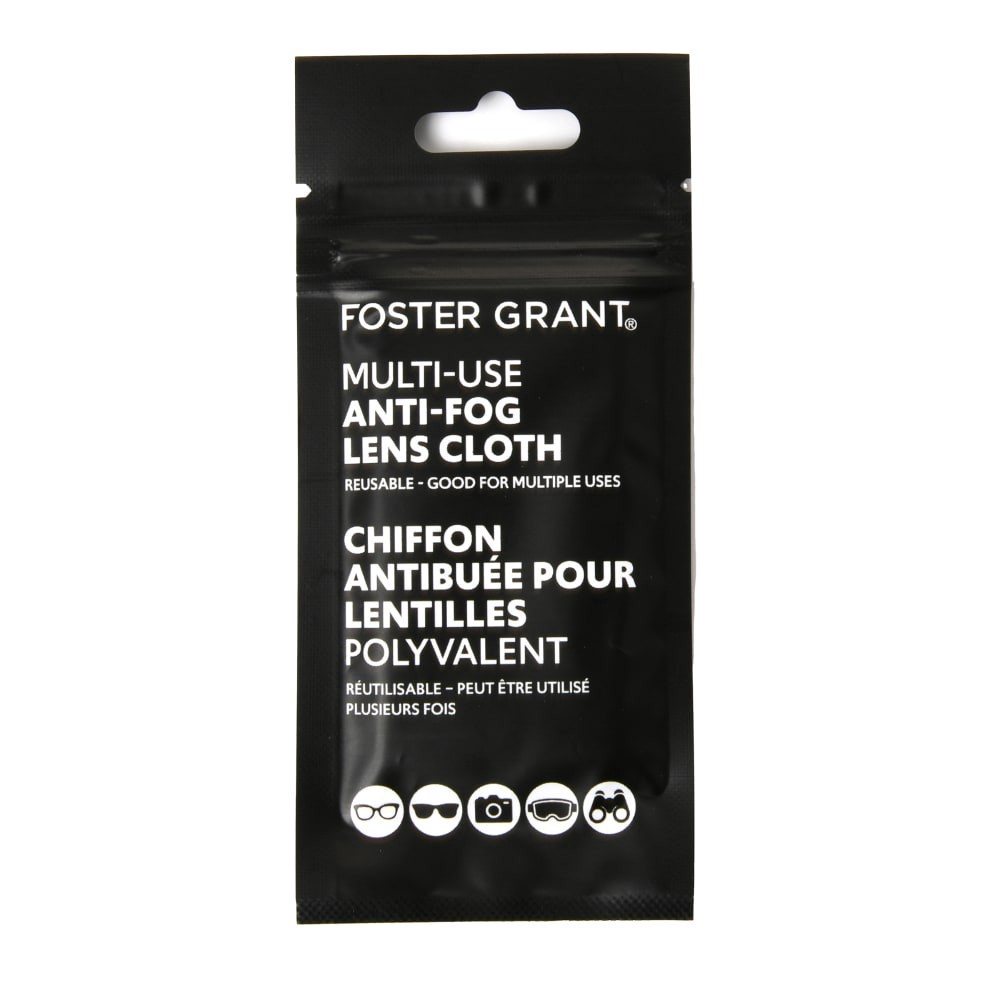 slide 3 of 3, Foster Grant® Reusable Anti-Fog Lens Cloth, 1 ct
